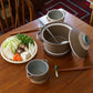 Heat-resistant bowl with handles brown | Mami Furukawa