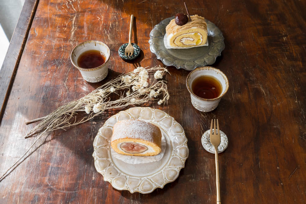 ルリアメ工房のケーキ皿