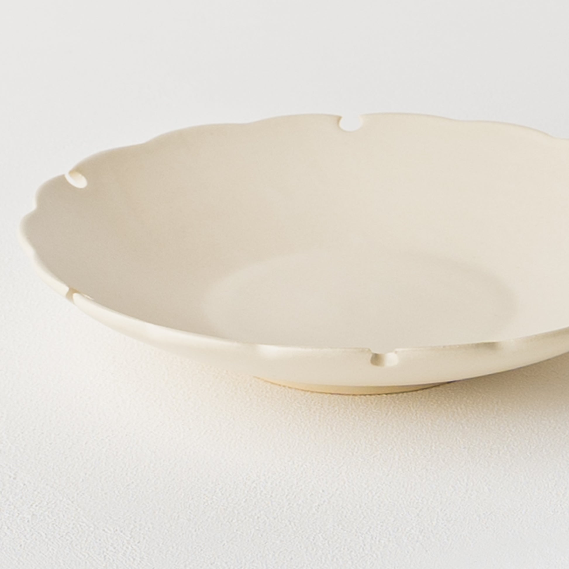ワンプレート料理を素敵に盛り付けられるyoshida potteryの雪輪皿
