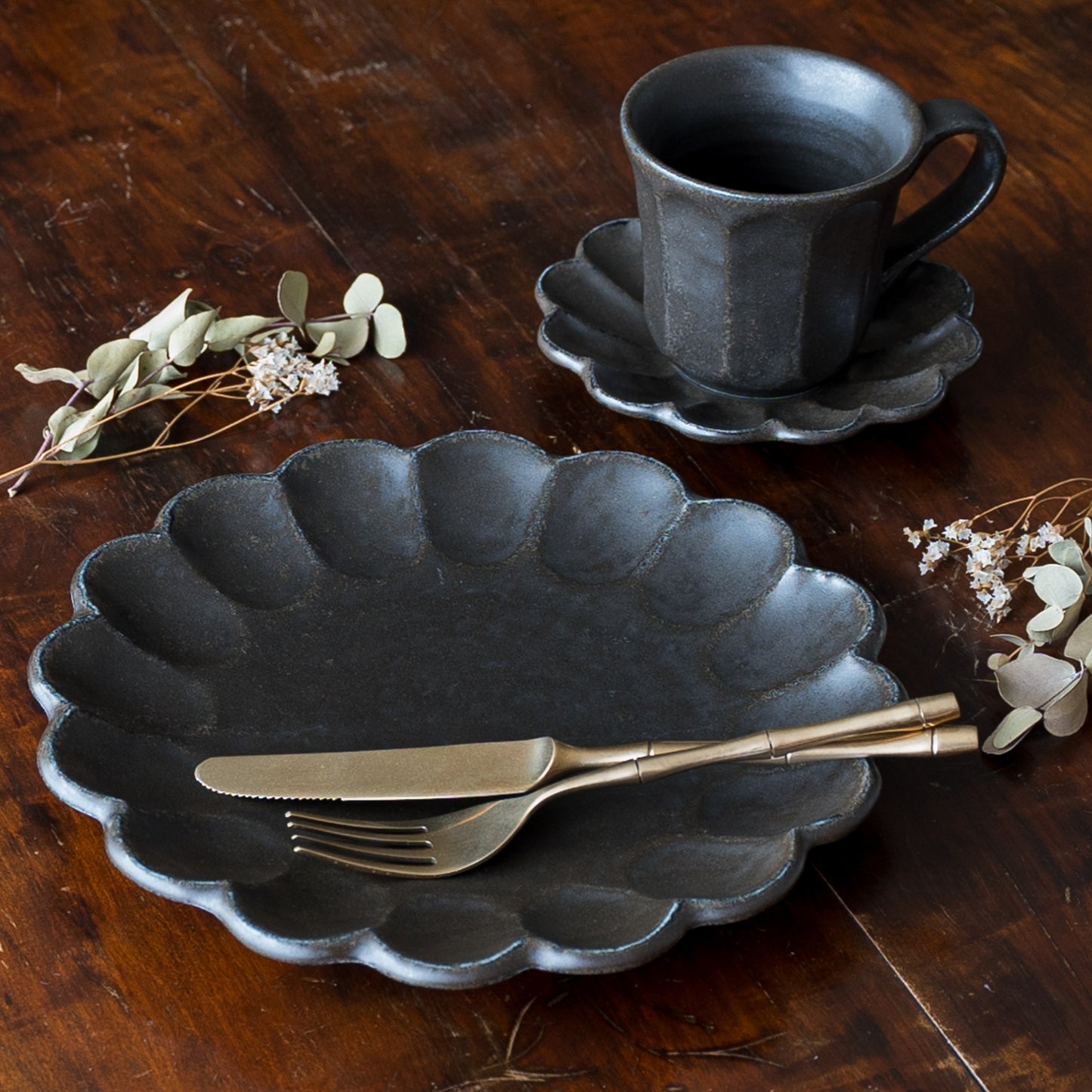 Black Rinka 14 plates｜Kaneko Kohyo