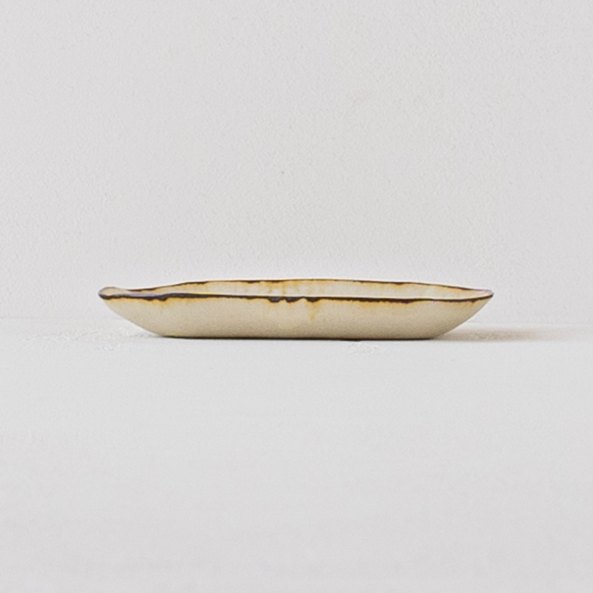 食卓に品をもたらしてくれるツキゾエハルさんの皮鯨角豆皿