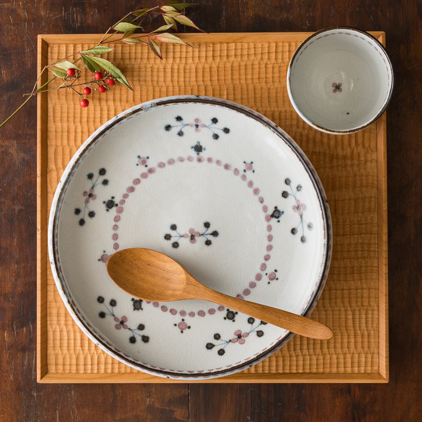 お気に入りの器を載せたくなる木工房玄高塚和則さんの一人膳