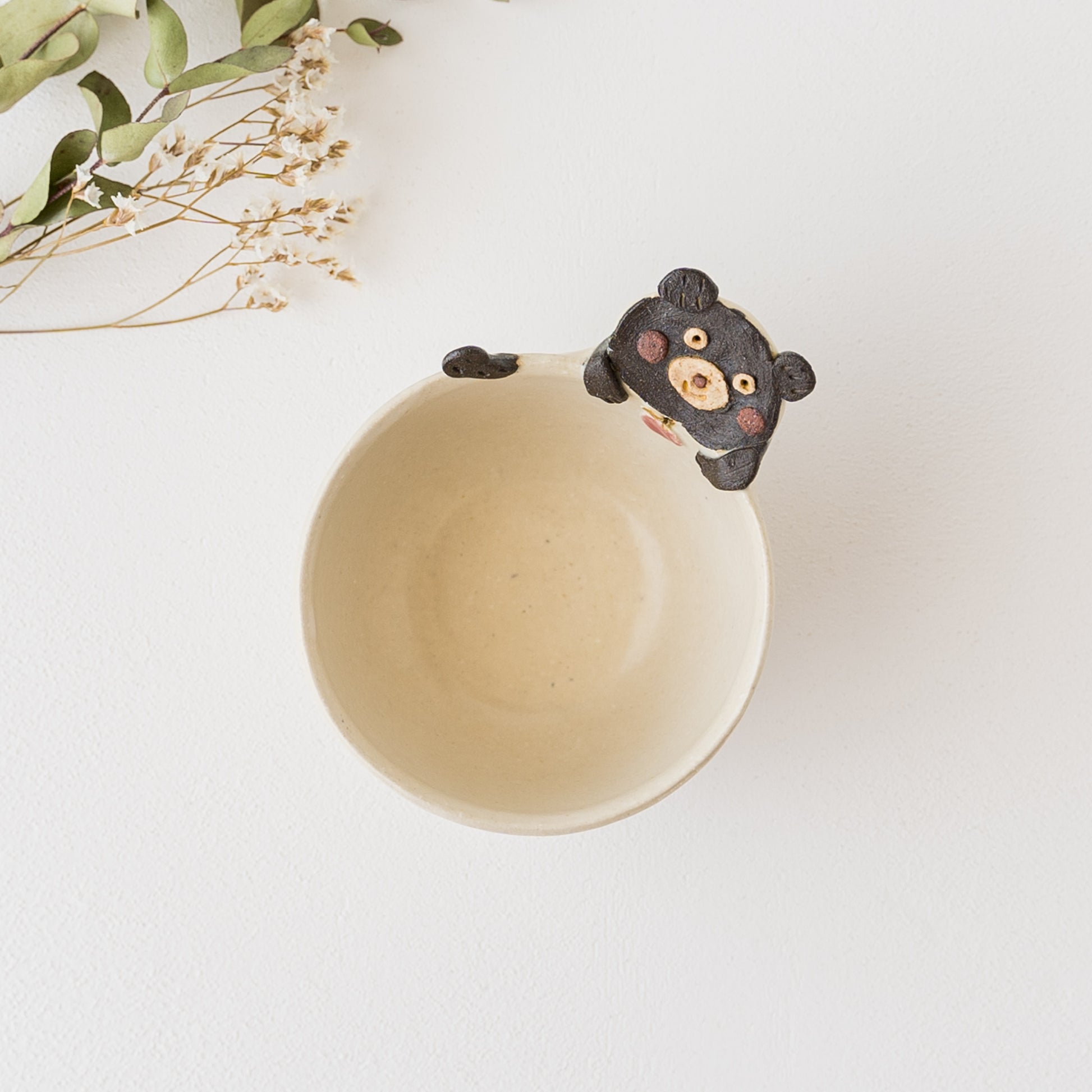 かわいいクマのカオに癒される山田裕恵さんのヨーグルトカップ