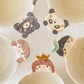 かわいいキャラクター達にほっこり癒される山田裕恵さんのカオのヨーグルトカップ