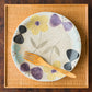 お料理が素敵に引き立つ森野奈津子さんの色化粧の丸皿