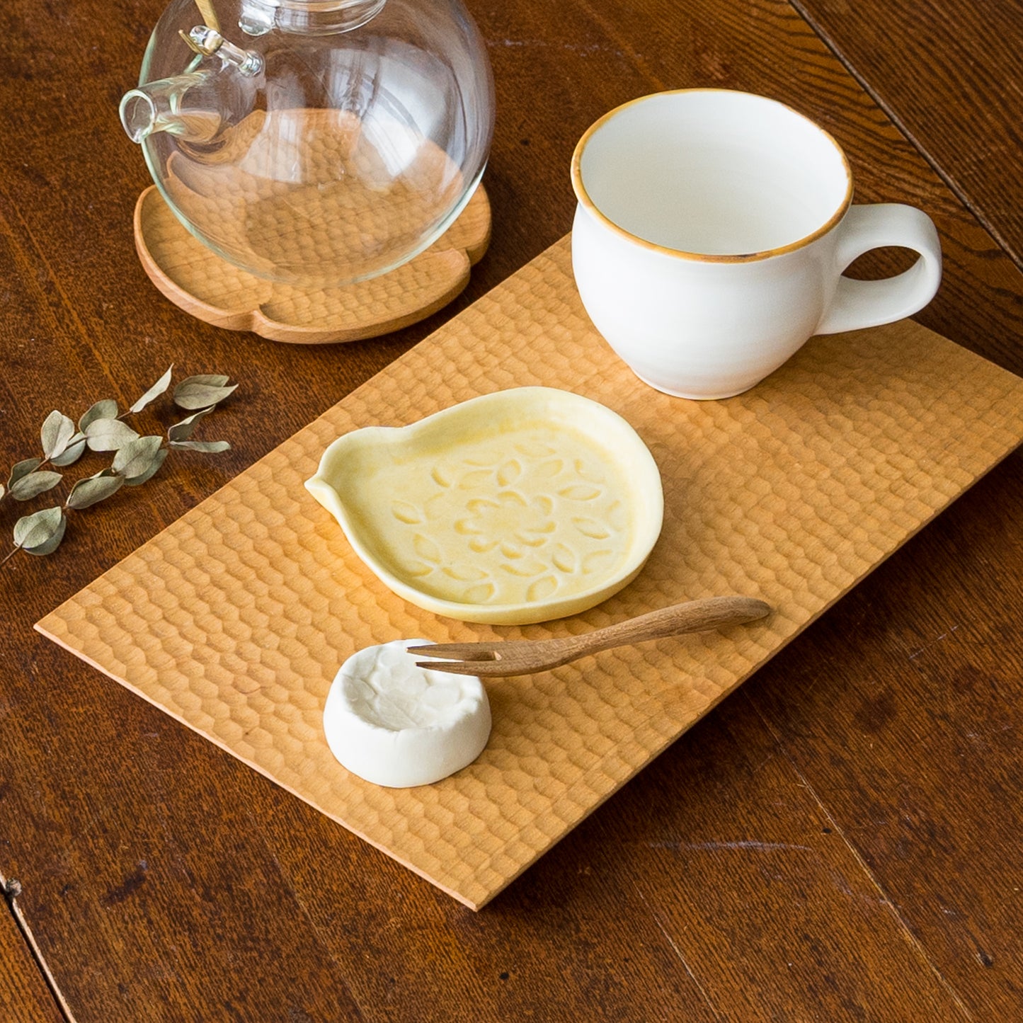 おうちでカフェ気分を楽しめる庄司千晶さんのとりのお皿