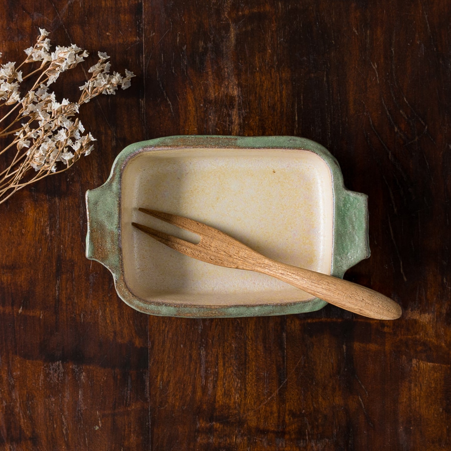 Mamezara bright green glaze｜Yagami Sayo
