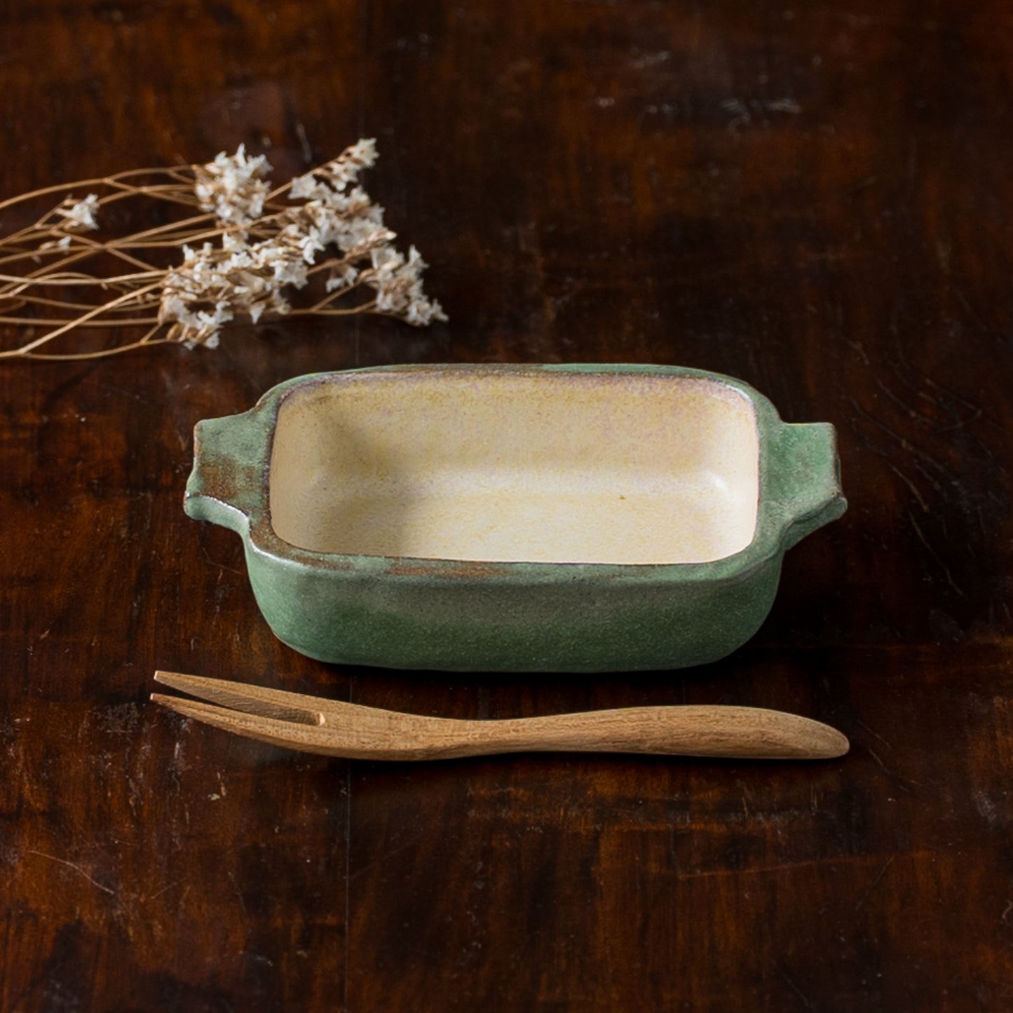 Mamezara bright green glaze｜Yagami Sayo
