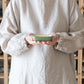 食卓が明るくなるヤガミサヨさんの若草色の豆皿